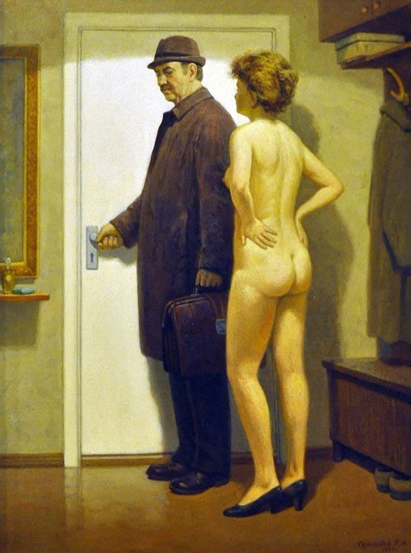 Off To Work by Gennadiy Semakovoff